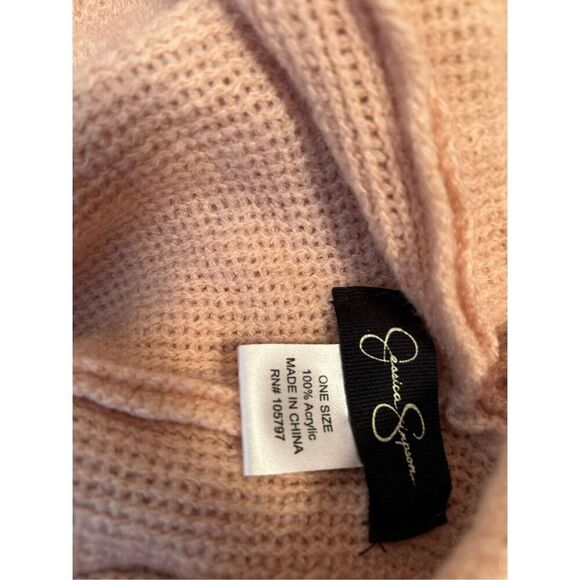 Jessica Simpson cape sweater hooded rose one size - Picture 4 of 6